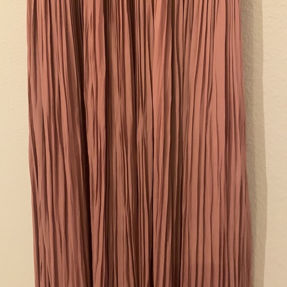 Halston Heritage Salmon Pleated Gown. Size 0. New ! - Picture 7 of 13